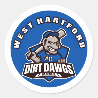 Dirt Dawg Round Sticker Runt Klistermärke