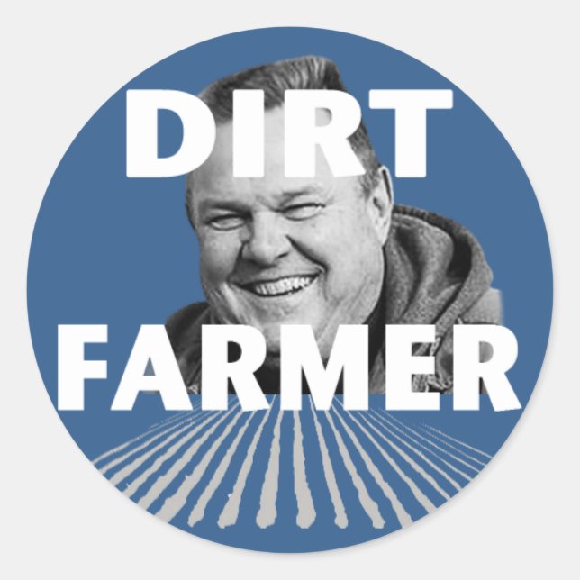 Dirt Farmer 3-tums etikett (Framsida)