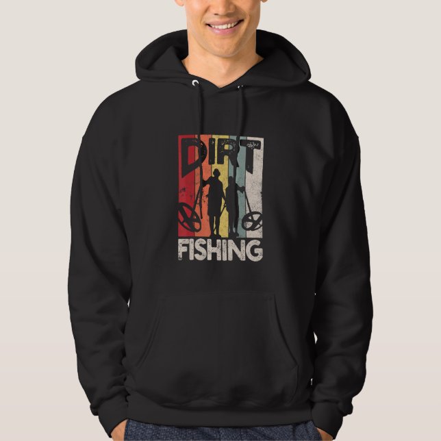 Dirt Fishing - Beach Treasure Identifying Metall D Hoodie (Framsida)