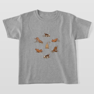 Dirt Gräver Hundar - på en strandsemester. T Shirt