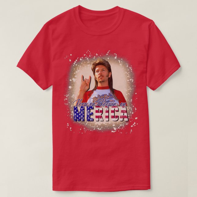 Dirt Merica 4th Of July Redneck   (2)  T Shirt (Design framsida)