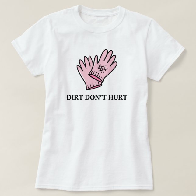 Dirt Ont inte |  Funny Saming T Shirt (Design framsida)