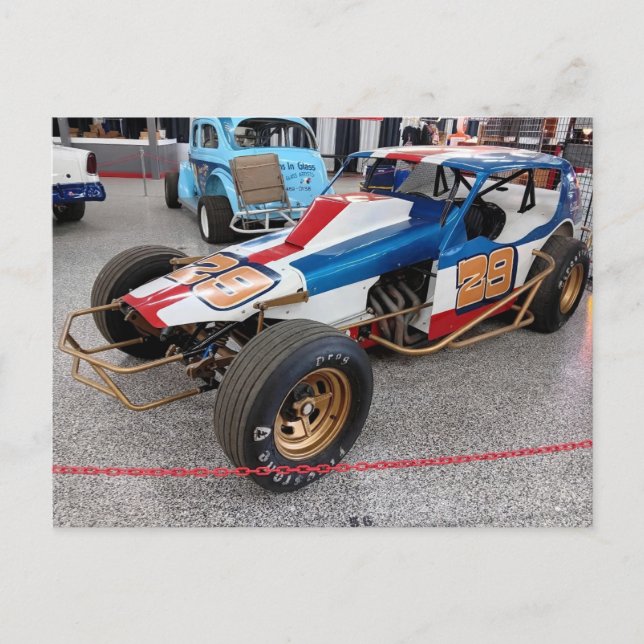 Dirt Racer Vykort (Framsida)