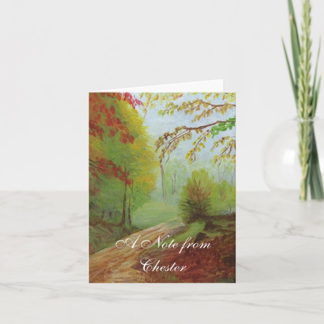 Dirt Road Anteckningskort (Framsida)