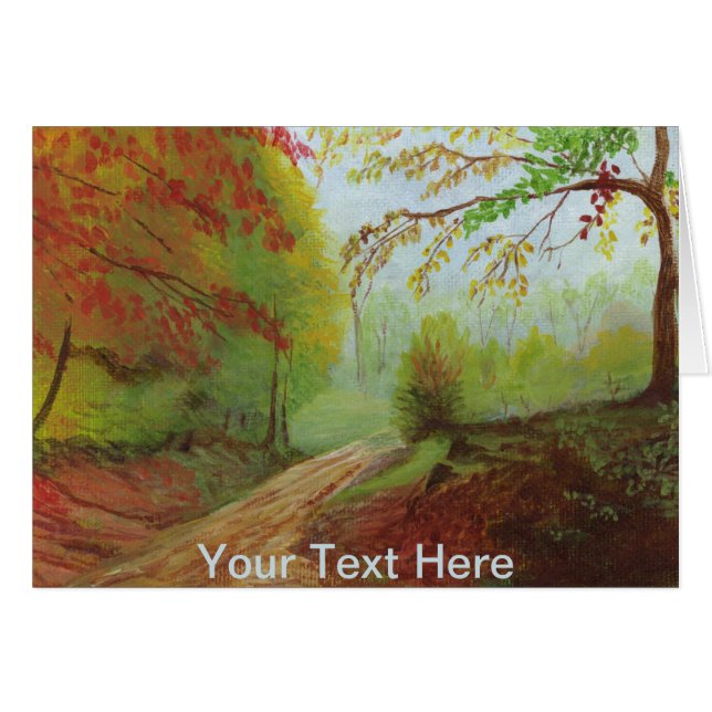 Dirt Road Hälsningskort (Framsidan Horizontal)