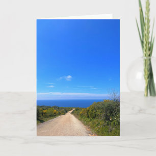 Dirt Road Zakynthos Greece Photograph Kort
