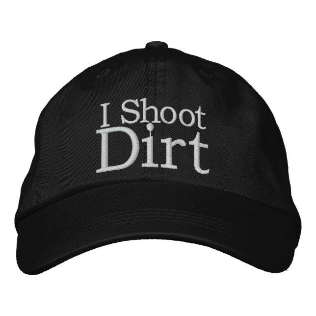 Dirt Sports Photography Hat Broderad Keps (Framsida)