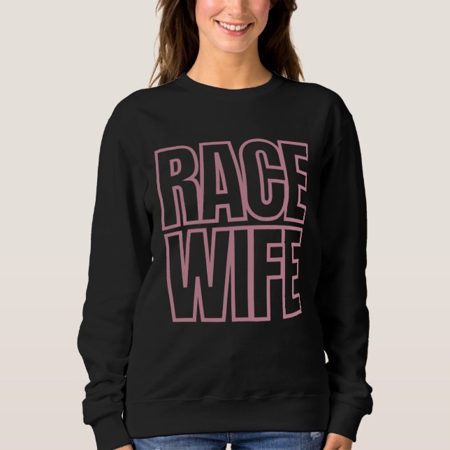 Dirt Track Car Racing Racetrack Race Wife Racer Wi T Shirt (Framsida)