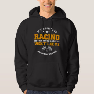 Dirt Track Racing Automobile MX Motocross Racingbi Hoodie