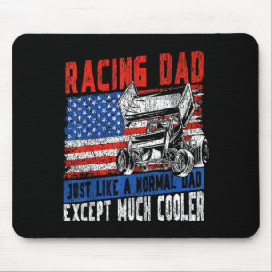 Dirt Track Racing Race Pappa Vintage Amerikansk Fl Musmatta