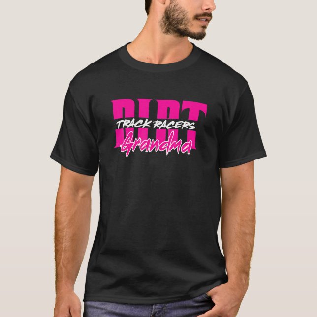 Dirt Track Racing Racers Grandma Sprint Car Racing T Shirt (Framsida)