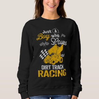 Dirt Track Tävla Boy T Shirt
