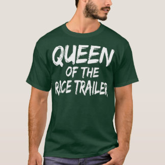 Dirt Track Tävla Queen of the Tävling Trailer T Shirt