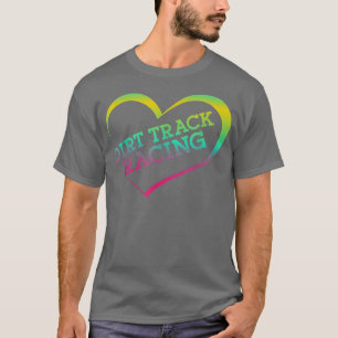 Dirt Track Tävla Sprint Car Girlkompis Girl Grand T Shirt