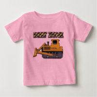 Dirt Zon (Bulldozer) - Baby Bra Jersey T-Shirt 