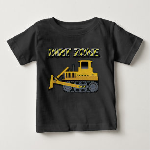 Dirt Zon (Bulldozer) - Baby Bra Jersey T-Shirt 