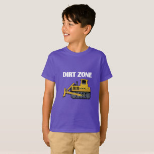 Dirt Zon (Bulldozer) - Barns grundläggande T-Shirt