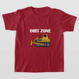 Dirt Zon (Bulldozer) - Barns grundläggande T-Shirt