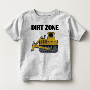 Dirt Zon (Bulldozer) - Småbarn Långärmad T-Shir T Shirt
