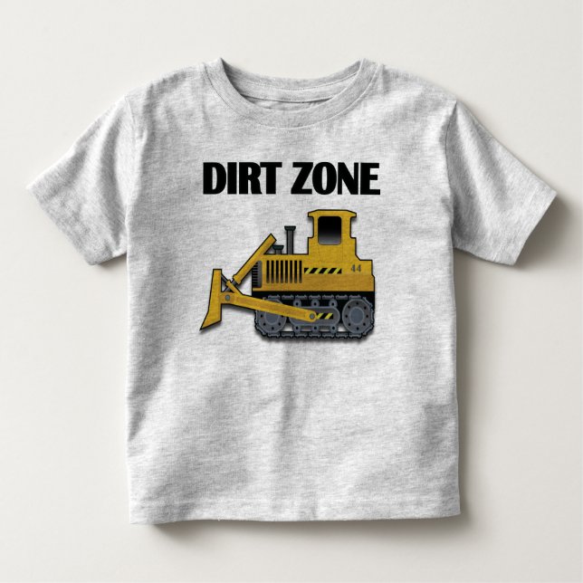 Dirt Zon (Bulldozer) - Småbarn Långärmad T-Shir T Shirt (Framsida)