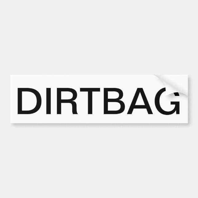 Dirtbag bildekal (Framsidan)