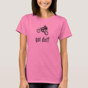 Dirtbike för harsmutscykel som är offroad av t-shirt