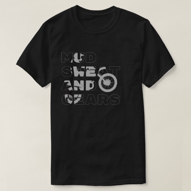 Dirtbiker-citat  t shirt (Design framsida)