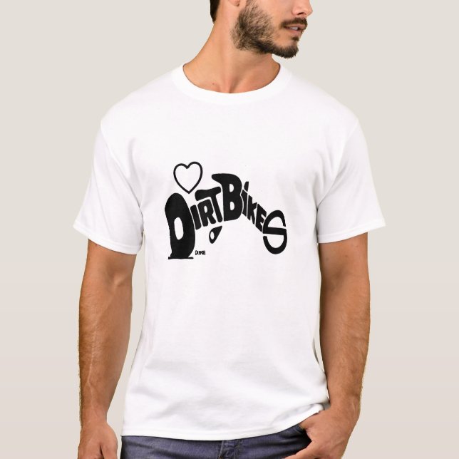 DIRTBIKES-SILHOUETTES T-SHIRT (Framsida)