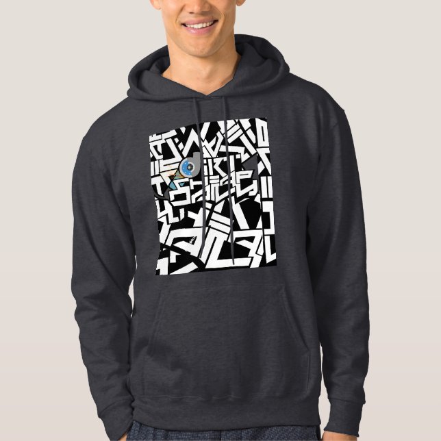 Dirtcheapdaily grafittihoodie tröja med luva (Framsida)