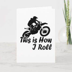 Dirtcycle Det här är hur jag rullar Dirt Biker Kort