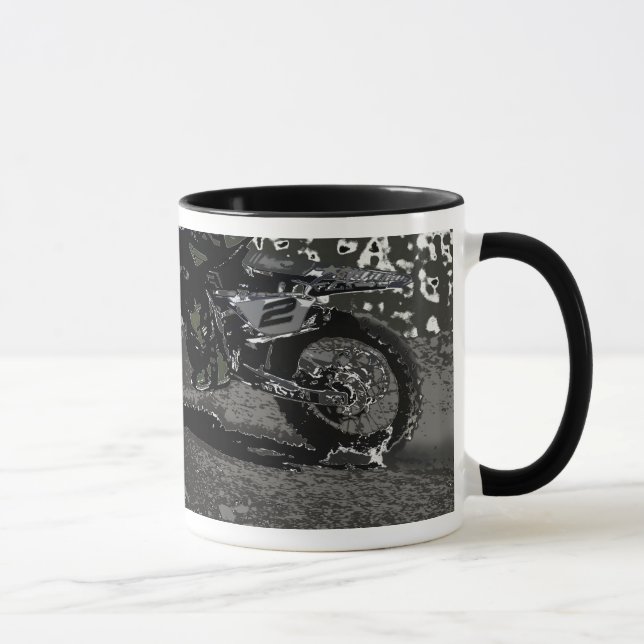 Dirtkörning (Svart & Vitt) Mugg (Höger)
