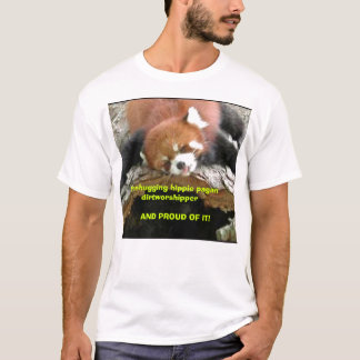 Dirtworshipper för Treehugging hippiepagan T-shirt