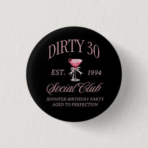 Dirty 30 Coquette Martini med bogserbåt Knapp