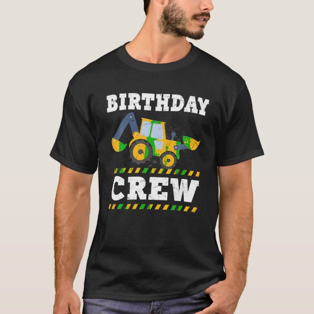 Dirty 3rdy Birthday Shirt Construction Lastbil 3rd T (Framsida)