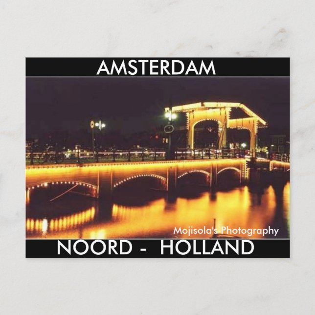 Dirty 3Tall Boxes Postcard Amsterdam Vykort (Framsida)