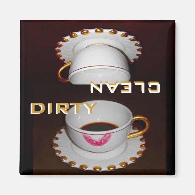 Dirty and Clean Dishwasher Finare Days Magnet (Framsidan)