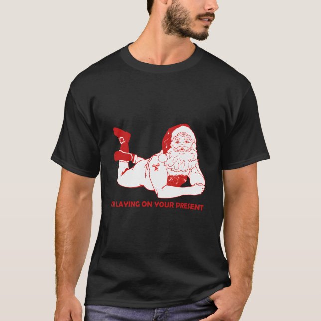 Dirty Bad Naughty Santa Funny Vuxna Make Chris T Shirt (Framsida)