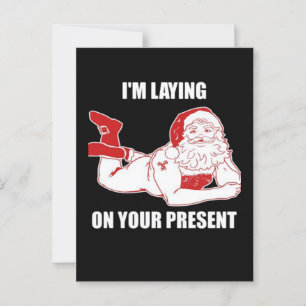 Dirty Bad Naughty Santa Vykort