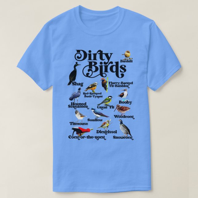 Dirty Birds Foul Language T Shirt (Design framsida)