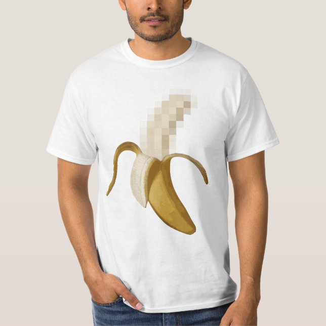 Dirty Censored Peeled Banana T-shirt (Framsida)