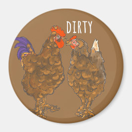 Dirty Chickens Dishwasher Magnets Magnet