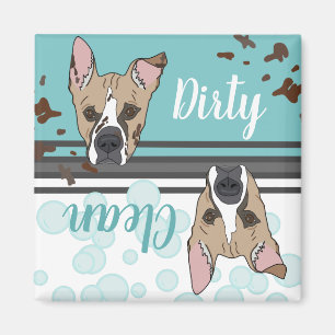 Dirty/Clean Boxer-blandning Magnet