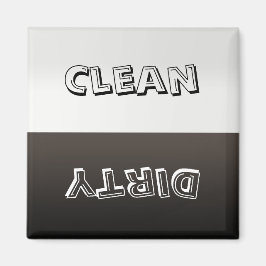 Dirty Clean Customized Dishwasher Magnet