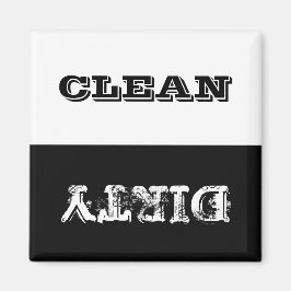 Dirty Clean Customized Dishwasher Magnet