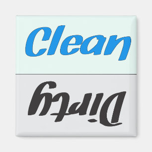 Dirty Clean Dishwasher Magnet