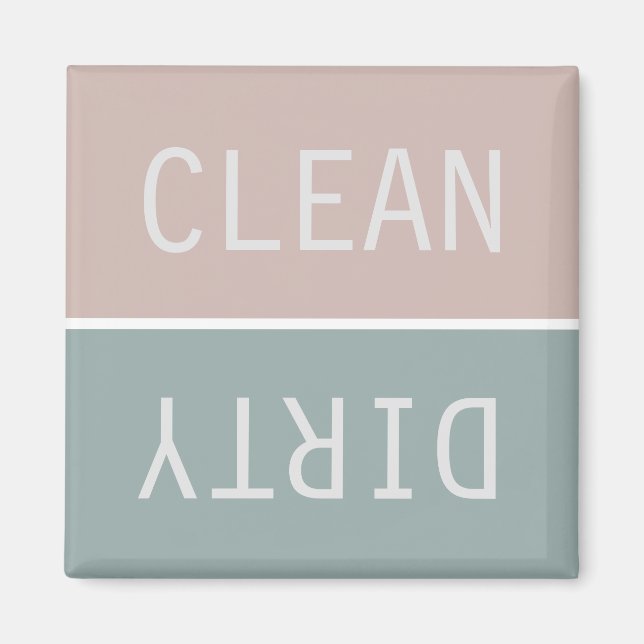 Dirty Clean Dishwasher Magnet (Framsidan)