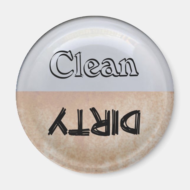 Dirty/Clean Dishwasher Magnet (Framsidan)