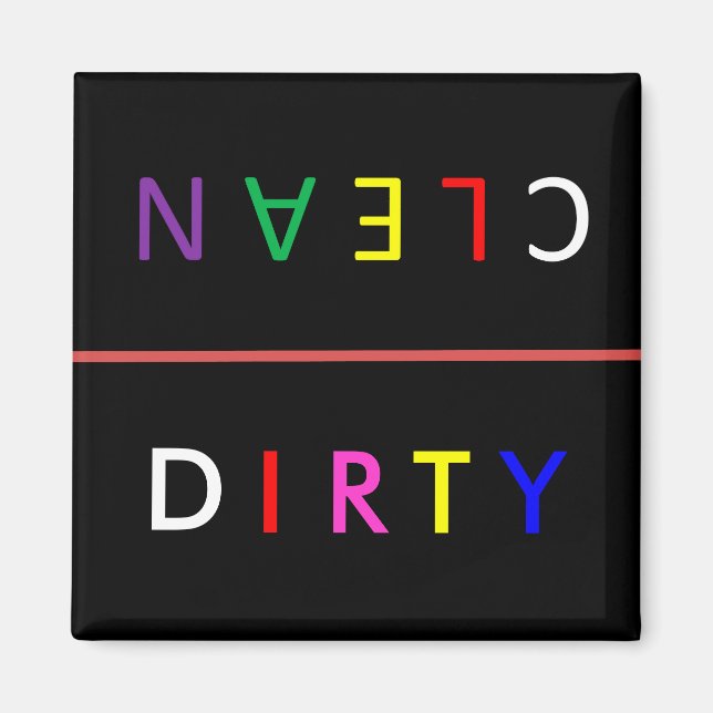 Dirty-Clean Dishwasher magnet (Framsidan)