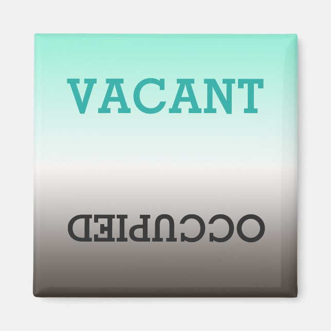 Dirty Clean, Vacant Ockuperad Dishwasher Magnet (Framsidan)