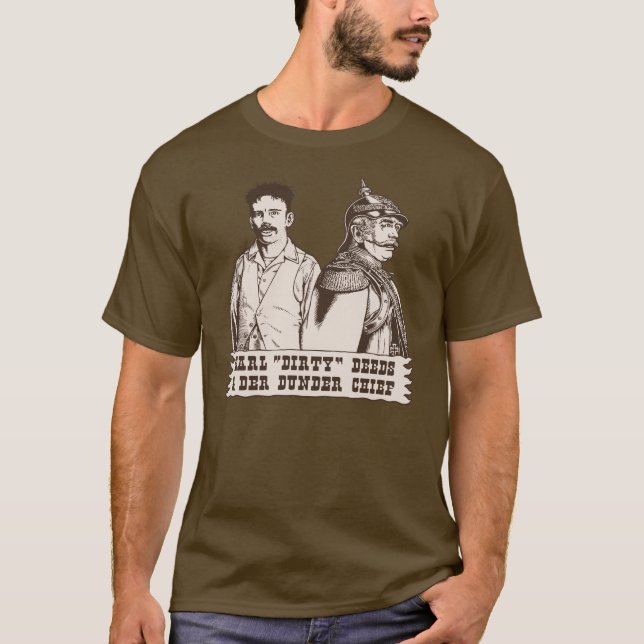 Dirty Deeds & Der Dunder Chief T Shirt (Framsida)
